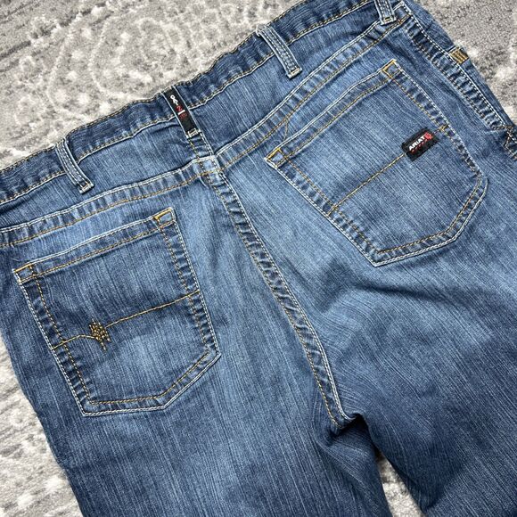 Ariat FR Jeans Mens 42x32 M4 Relaxed Boot Cut Fire Resistant CAT2 Work Wear - Picture 10 of 13